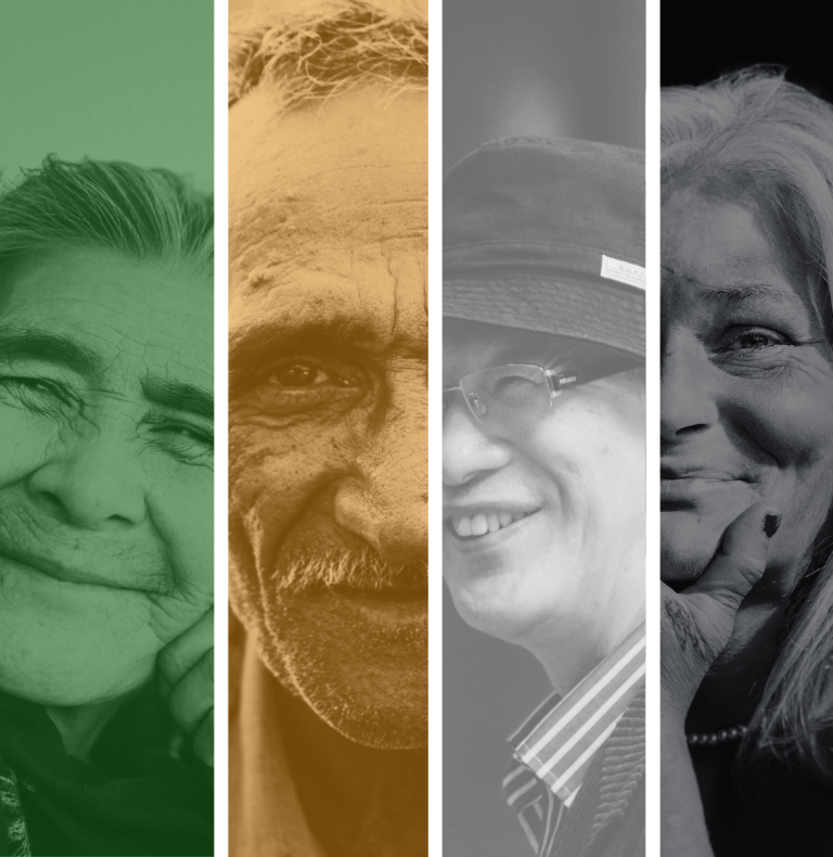 Ways of Communicating A green speech bubble shape has with three yellow, crumpled paper balls, on a background over overlapping yellow note pad pages